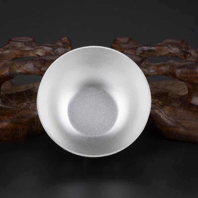 银导者足银s999银茶杯品茗杯品饮杯茶盏茶碗银酒杯益寿杯杯子_7折现价