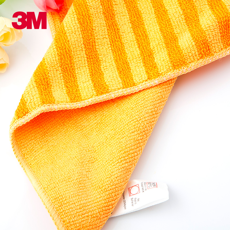 3M 思高厨房用魔力除污抹布2片装超细纤维抹布洗碗布不沾油产品展示图2