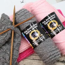 Mens and womens self-woven scarves Wool yarn Hand-woven scarves Thick wire rod needlework special treatment line material package