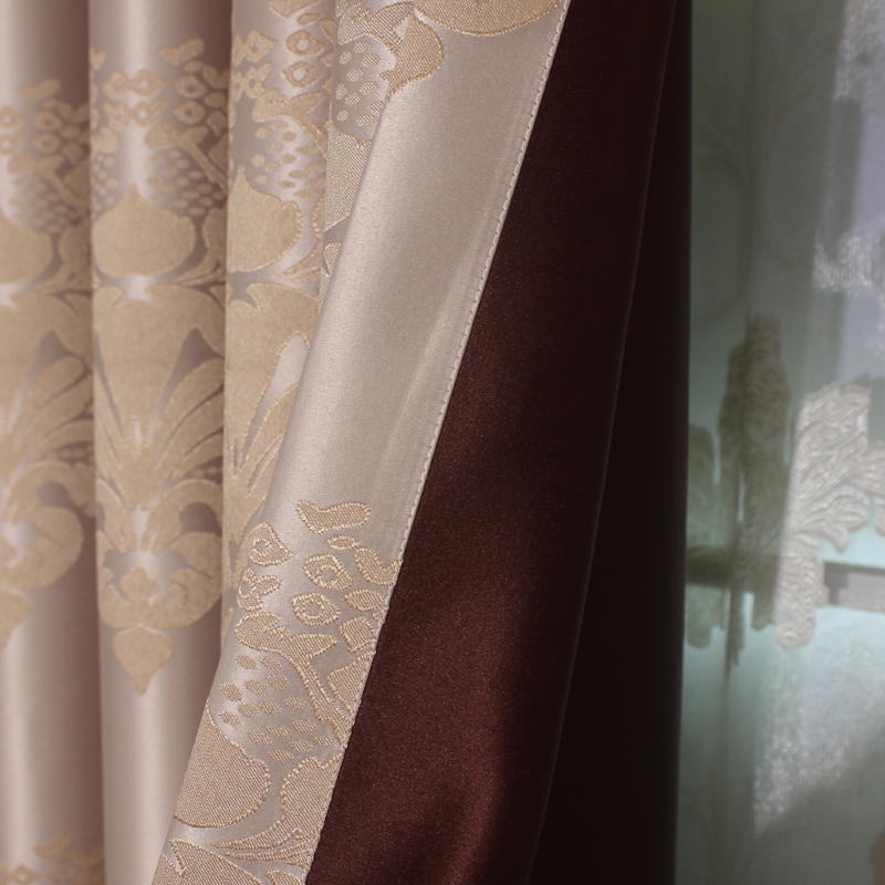 欧德罗 窗帘客厅卧室成品阳台全遮光布料婚房欧式窗帘定制产品展示图2