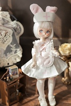 (Knot customization in progress)bjd fluffy little nurse 4-point baby clothes