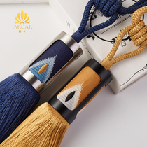 New pint minimalist modern light lavish curtains Stainless Steel Boutique Embroidery Strap Hanging Ball Flow Su Hang a pair of promotions