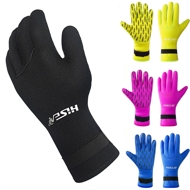 3MM diving gloves anti-slip anti-cold warm hand protection snorkeling anti-scratch diving sports equipment surf gloves