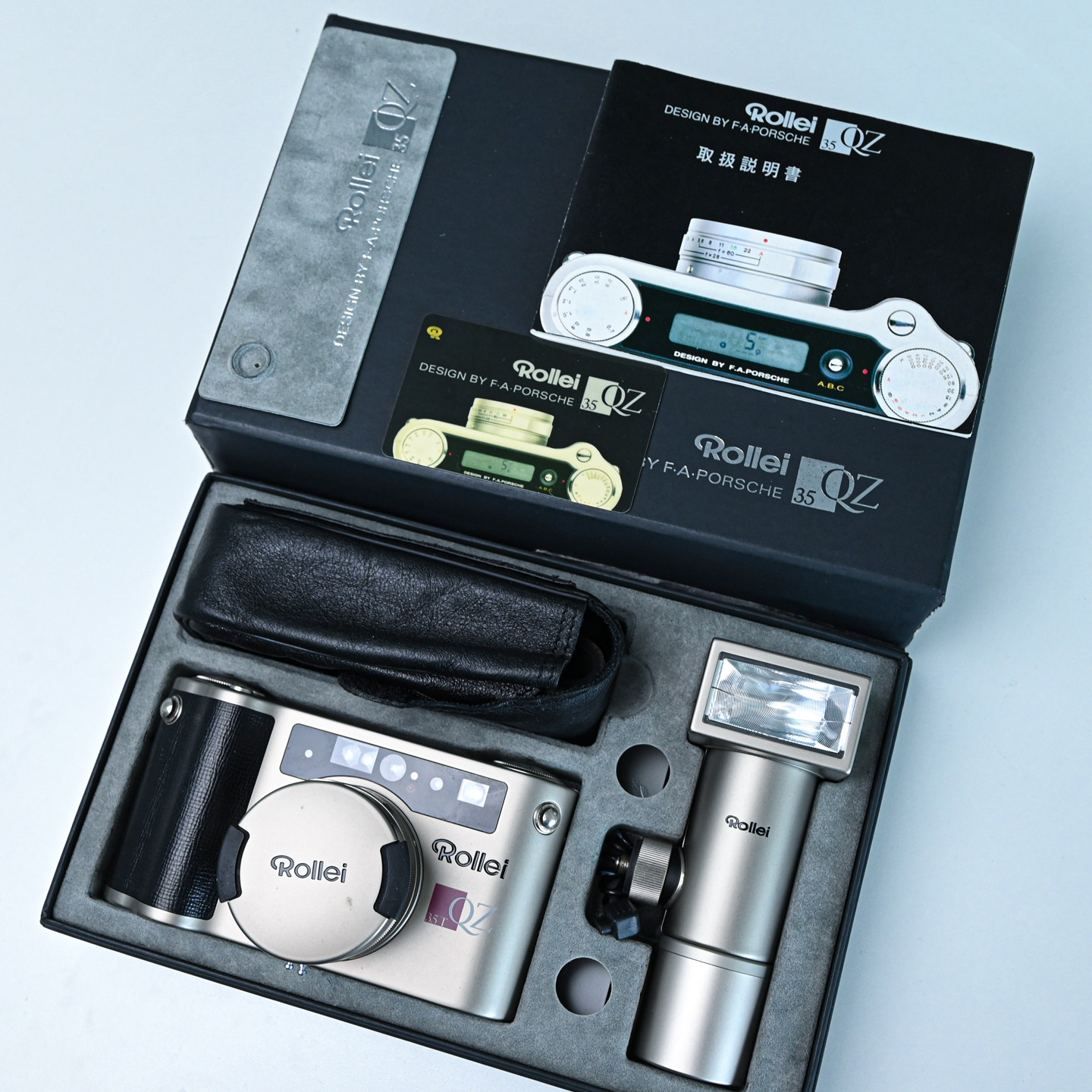 禄来ROLLEI QZ 35T 35W 胶片相机便携可变焦镜头高端旁轴带包装