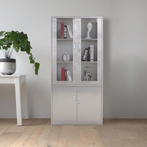 Stainless steel filing cabinet filing cabinet employee office locker with drawer multi-door cabinet 201 large instrument 304