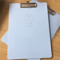 Del A4 board clamp student writing pad board notebook board writing pad board menu cardboard stationery supplies