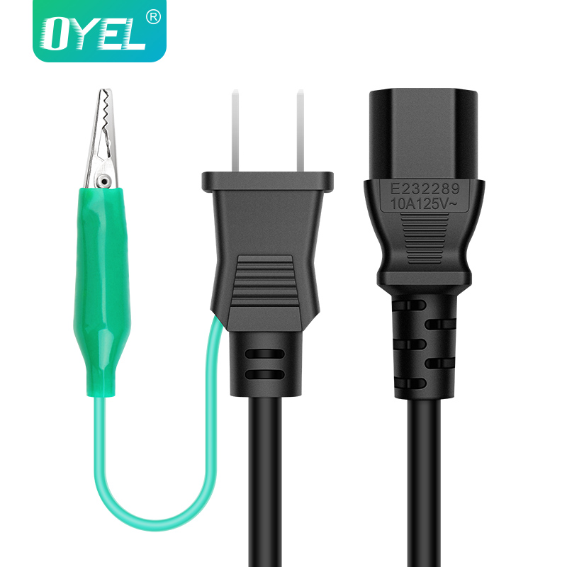 japanese standard power cord japanese standard plug power cord pse certified two plug pair c13 with alligator clip product suffix three holes