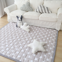 Ground Mat Pure Cotton Baby Crawl Cushion Children Play Pads ins Thickened Fold Non-slip Nordic Minimalist Gaming Blanket