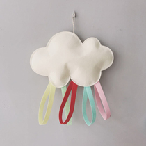 Clouds Hang Accessories Cute Felt Color Band Clouds Adorned Pendant Cloud Color Home Hanging Accessories Childrens Tent Decoration Accessories