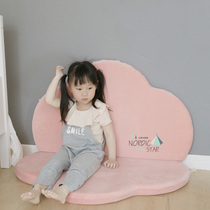 Childrens ground mat cloud crawling cushion thickened gaming mat multifunction folding non-slip Nordic Wind Ins bed circumference soft bag