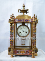 Watch Jing Tai Blue Machinery 4 Ming Zhong European-style Home News When Feng Shui Town Residence Classical Desk Clock Old type upper chord pendulum clock