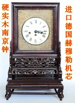 Su clock Germany Hemler DIY Nanjing clock Imported movement Mechanical winding table clock Plug-in Hengdeli clock