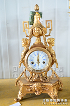 Classical mechanical copper clock   European - style foreign reproducing counter bell   antique palace clock movie