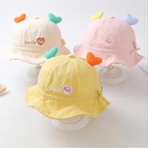 Baby hat Summer thin sun hat for sun hat male child shading fisherman hat woman baby cute super cute spring autumn