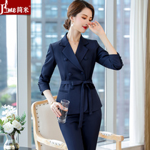 Autumn and winter suits womens high-end professional wear fashion temperament goddess Fan suit fashion manager overalls