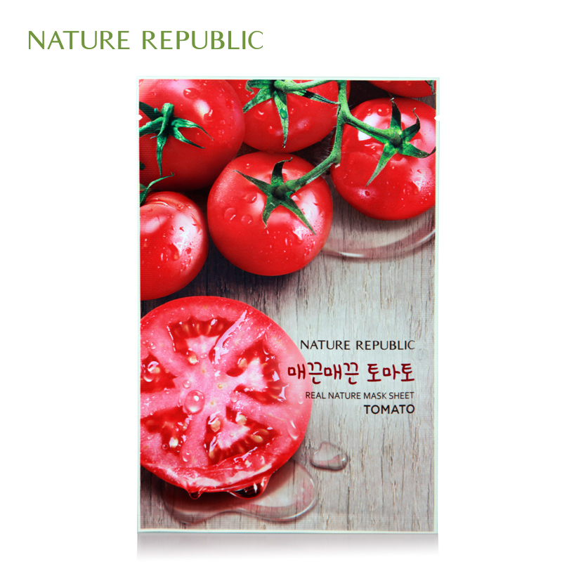 Nature Republic 自然乐园番茄水润面膜10片装产品展示图2