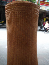 Decoration and decoration dark brown yellow bamboo mat mat carbonized wall ceiling antique handmade bamboo mat bamboo mat