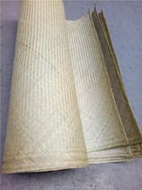 Spot decoration decoration bamboo natural handmade bamboo mat no pattern two yellow two green wall ceiling bamboo strip mat