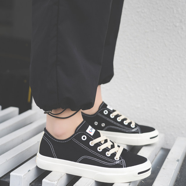 Feiyue canvas shoes Harajuku style street retro autumn new feiyue low-top casual shoes fashion shoes couple