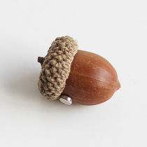 (Son of oak)Natural acorn refrigerator stickers Creative magnets Simple small gifts office cute magnetic stickers