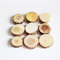 (Garden)Wood rattan natural solid wood year ring Refrigerator sticker Magnet gift American Country kitchen stationery creative