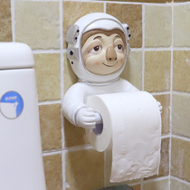 Creative cartoon sloth toilet tissue box toilet paper rack washcloth rack non-perforated roll paper tube wall-mounted