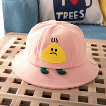 Childrens spring summer fishermans hat Han version Tide Sunscreen male and female baby cartoon out of the sun hat