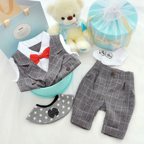 Male Baby Suit Small Gentleman Gown Dress Spring Summer Style Gift Gift Box Newborn Gift Box Birthday Gift Kit Gift