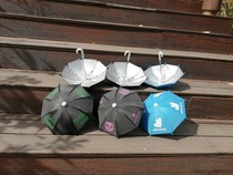 Locomotive umbrella to block mobile phone ultraviolet umbrella take-out brother sunscreen umbrella silver glue thickened small umbrella mini decorative umbrella