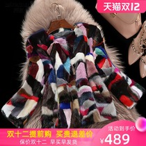 Mink skin coat fable fur fur coat women short Haining 2019 new color Marten