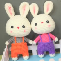 Pet Toy Pure Handmade Wool Thread Braided Crochet Hook Small Animal Toys Cute Doll Pendant Decorations Customizable