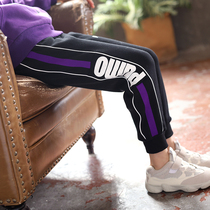 (Clearance) Girls plus velvet sweatpants warm loose trousers foreign Leisure