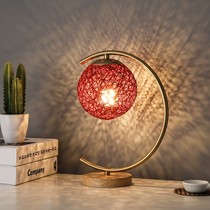 Long-life lamp for the wedding woman's dowry lamp simple desk lamp wedding room bedroom bedside lamp long light red festive