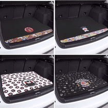 Jingdong cat car trunk mat suitable for Mercedes-Benz BMW Volkswagen cartoon doraemon custom-made tail box mat blue fat