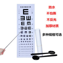 New E thickened standard visual acuity chart children adult eye chart wall chart clear children graphic logarithmic visual chart