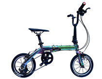YNHON Wind Line 412 14 inch Single Speed Three-speed 16 Inch Folding Car Children Bike Mini Retrofit