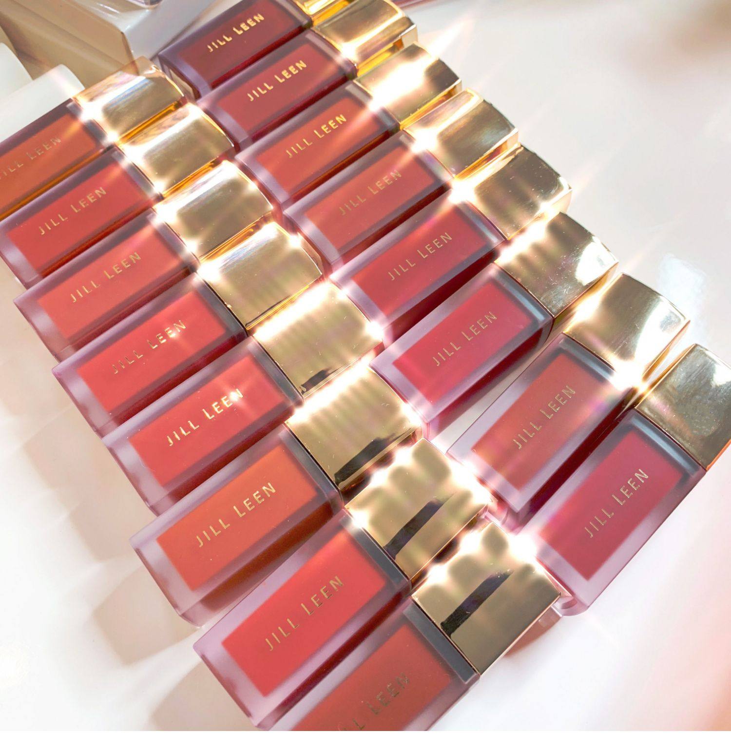 jill leen哑光唇釉口红豆沙色正品女防水持久唇蜜水感新配方新版