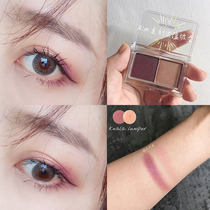JILL LEEN Dazzling two-color eye shadow SMALL plate Kuala Lumpur(KLP)PEACH GOLD polarized SAUCE BLUE purple NATURAL