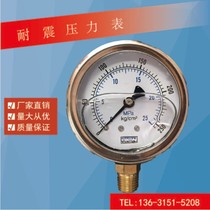 Pressure vibration-resistant gauge table radial YN60 shock-resistant pressure gauge pressure gauge shock-resistant oil pressure gauge hydraulic gauge shock-proof