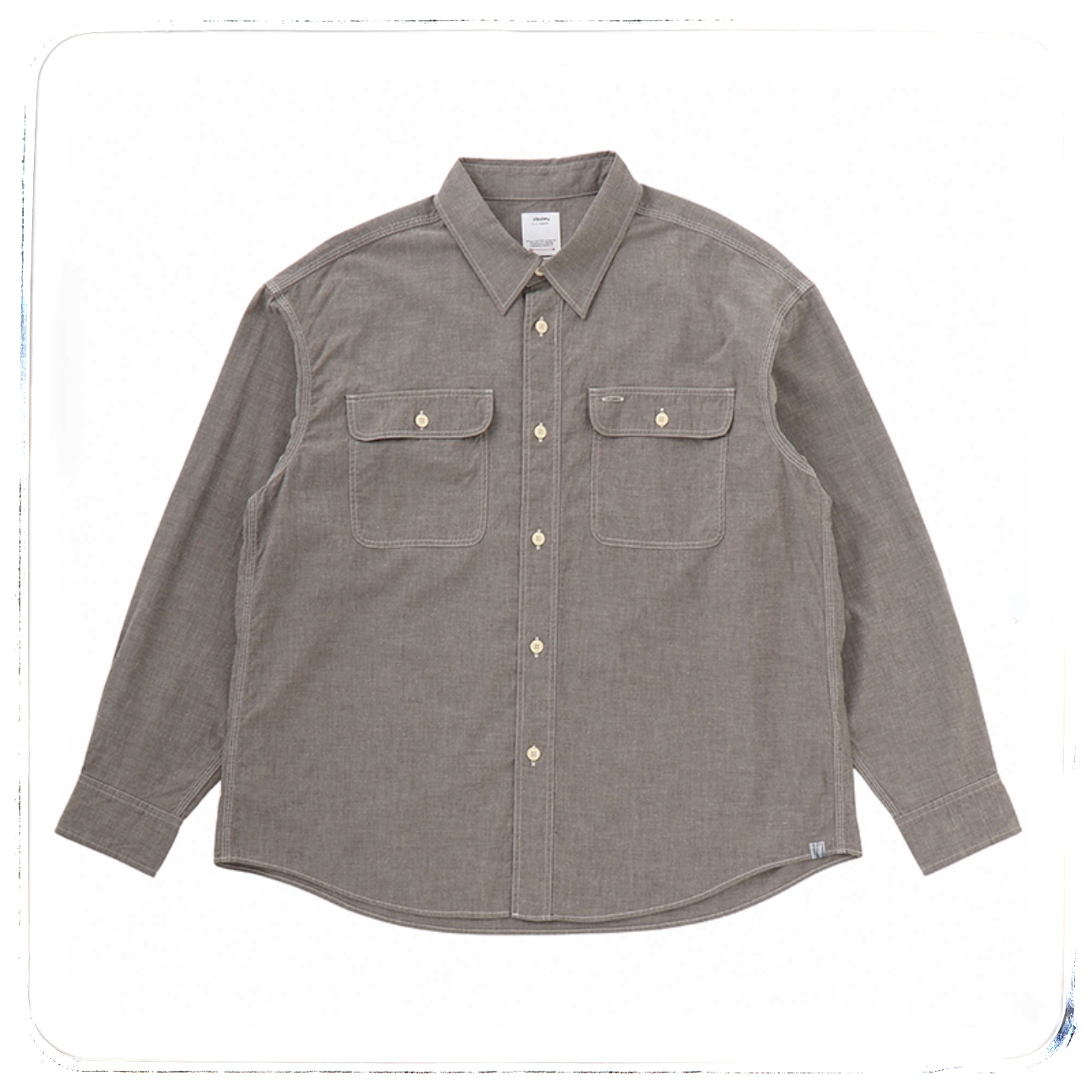 トップス visvim 25ss LANGER CHAMBRAY L/S (C/SI) トップス visvim 25ss LANGER CHAMBRAY L/S (C/SI) LANGER