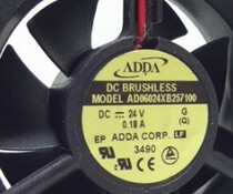 Brand new original ADDA AD06024XB257100 24V 0 18A 6025 6CM cooling fan