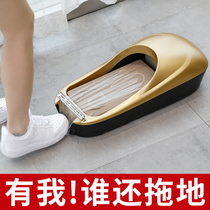 Blue language shoe cover machine Household automatic disposable shoe film machine Automatic foot cover Office intelligent foot shoe mold machine