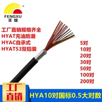 10 pairs of large logarithmic telephone cable HYA10 to 20-core communication cable large logarithmic voice cable 0 4 0 5 Copper