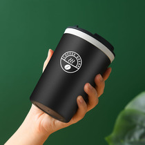 Convenient coffee cup Casual ceramic cup Comes with mug Ceramic liner Thermos cup Accompanying cup European student