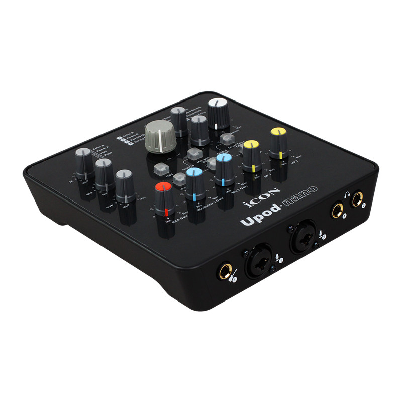 北京总代艾肯iconupodnano外置usb声卡电脑录音套装手机k歌