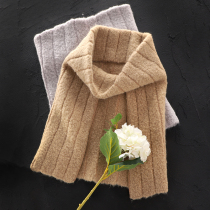 Trendy strong stock ~ 300G thickened wool cashmere wool female double collar open fork neck style shawl accessories 69452