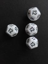 White multi-sided digital dice 6 8 10 12 16 24 30-sided color teaching toys 68 23