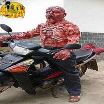 Halloween House decorated simulation human zombie mummy props terror biological corpse clothing