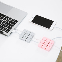 New desktop silicone self-adhesive wire fixed wire clip wire fixing cable wire