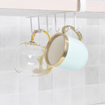 Adhesive hook Wall wall hanging hanger stainless steel hook kitchen bathroom clothes hook clothes row hook non-perforated wall hook